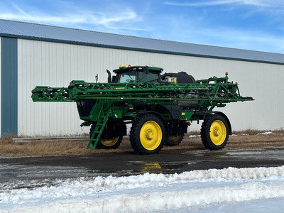 2019 John Deere R4045 120 ft 4x4 High Clearance رشاشة ذاتية الحركة