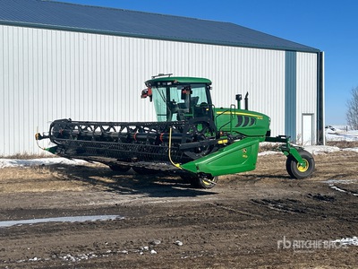 2017 John Deere W155 35 ft Swather Windrower