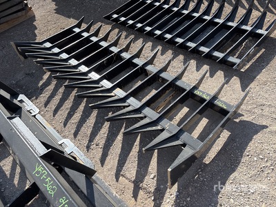 All-Star 84 in Skid Steer Landscape Rake (Unused)