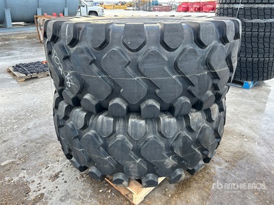 Quantity of (2) Beaver 29.5-25 Tires (Unused)