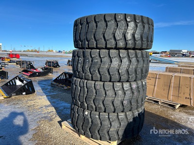 Quantity of (4) Dumax 568 23525D568 23.5R25 Tires (Unused)