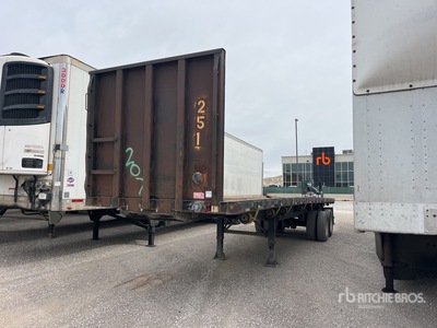 1998 Wanco 37 ft T/A Flatbed Trailer