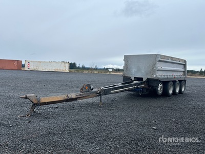1998 Schloth 16 ft Quad/A Aluminum Pup Dump Trailer