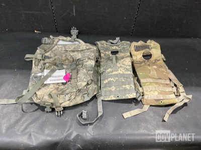(25) Assault Packs, (85) Hydration System Carriers & (9) Drinking Systems