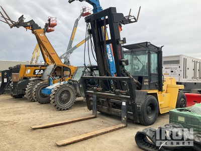 2017 (unverified) Hyster H250XL Pneumatic Tire Ride-On Forklift (Inoperable)