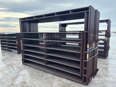 Quantity of (24) 2026 BYT 12 ft x 8 ft Steel Frame Portail pour bétail