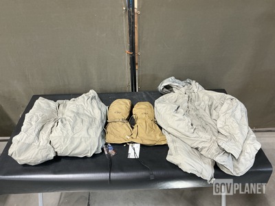 (8) Pairs of Cold Weather Trousers, (12) Cold Weather Parkas & Assorted Items