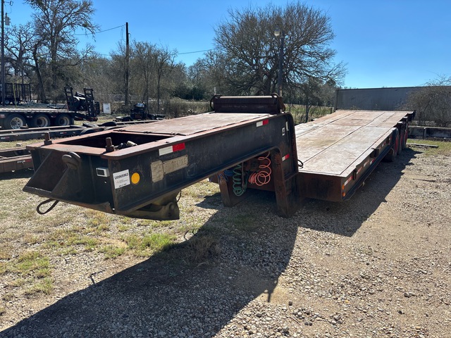 1981 Fontaine LBTT-3-50 Tri/A Flatbed Oilfield Trailer