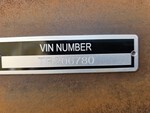 Serial Number / VIN