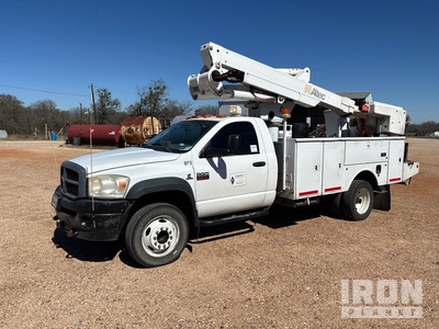 2008 Altec TA37M 37 ft on 2008 Dodge Ram 5500 4x4 Cable Placer Bucket Truck