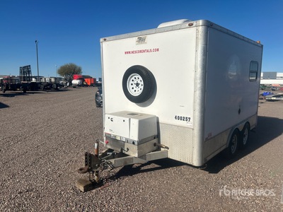2016 Intech FOST8X12TA2 12 ft T/A Enclosed Trailer