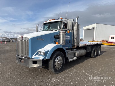 2008 Kenworth T800 6x4 شاحنة مسطحة