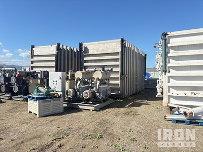 2015 GCE 340 Skid-Mounted Electric 12 Pallet Vacuum Cooling Tube System