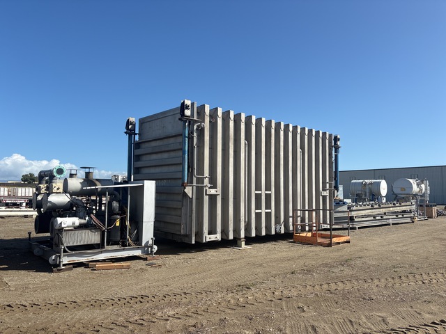 GCE 340 Skid-Mounted Electric 12 Pallet Vacuum Cooling Tube System