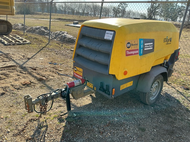 2022 Atlas Copco XAS185&nbsp;&nbsp;&nbsp; 185 cfm Mobile Air Compressor