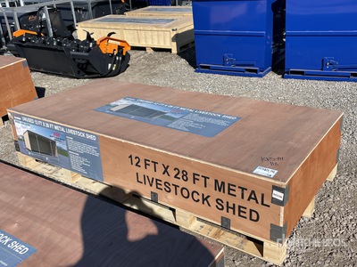 2025 Rhino AGR-LS1228 28 ft x 12 ft Livestock Shelter (Unused)