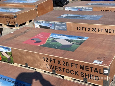 2025 LS1220 20 ft x 12 ft Livestock Shelter (Unused)