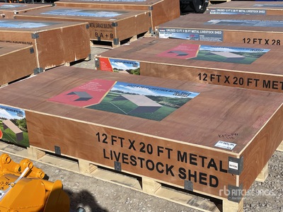 2025 LS1220 20 ft x 12 ft Livestock Shelter (Unused)