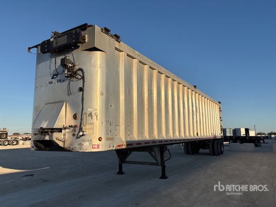 2011 Warren WHDT4896-2-AS 48 ft T/A Aluminum Open Top Moving Floor Schüttgutanhänger