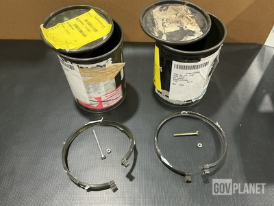 (2) Metal Storage Drums