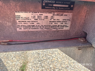 2019 Demco AT7000P Przyczepa do przewozu samochodów