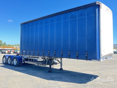 2004 MaxiTrans 7.3 m Tri/A B-Double Lead Remolque con Lona