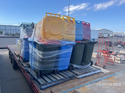 Quantity of (24) waste bin