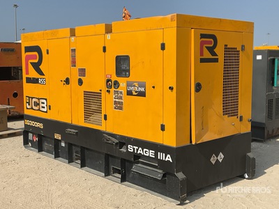 2018 JCB G300 RSJD 300 kVA Skid-Mounted Generator set