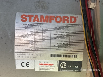 Cummins QS300 300 kVA Skid-Mounted Generator set