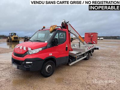 2018 Multitel 160ALU 16 m on Iveco Daily 4x2 Camion Nacelle Bucket Truck (Inoperable)