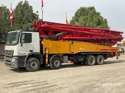 2021 Sany SYM5449THBE 56 m on 2021 Mercedes-Benz Actros 4141 8x4 Twin-Steer Betonpumpenwagen