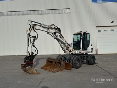 2017 Takeuchi TB295W Pelle Sur Pneus Wheel Excavator