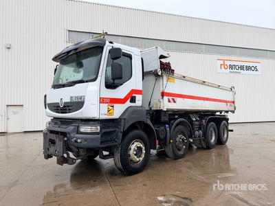 2008 Renault Kerax 370 DXI Camion Benne 8x4 Tri/A-kiepwagen