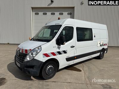 2014 Renault Master DCi 125 Crew Cab Vehicule Utilitaire Cargo Van (Inoperable)
