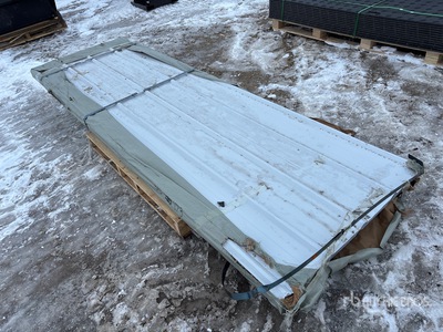Quantity of (100) 2026 SKLP SKH100 10ft x 3 ft Corrugated Tin Siding