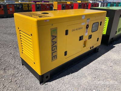 2025 Eaagle EAG48380KA 48 kVA Skid-Mounted Planta de Luz (Sin Usar) / Generator Set (Unused)