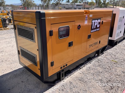 2025 TPC TPC7000 175 kVA Skid-Mounted Planta de Luz (Sin Usar) / Generator Set (Unused)