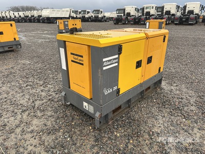 2009 Atlas Copco QAS20 20 kVA Skid-Mounted Generator Set