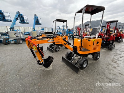 2026 VICSEC VC-L13 Mini Wheel Excavator (Unused)