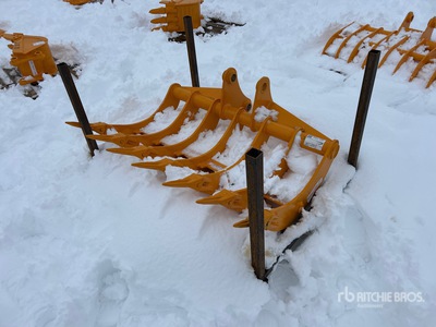 2026 GIYI Excavator Rake - Fits Cat 307 (Unused)