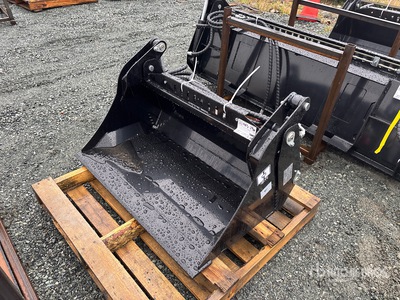 2026 GIYI GY-XKH39 39 in Multi-Purpose Mini Skid Steer Bucket (Unused)