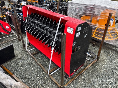 2026 GIYI 48 in Skid Steer Ice Crusher スキッドステア付属部品 (Unused)