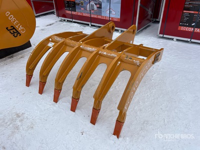 2025 SEC 60 in Excavator Rake - Fits Komatsu PC200 (Unused)