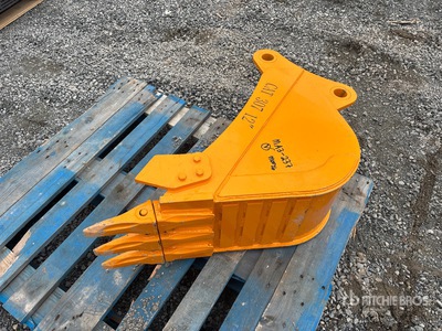 2026 GIYI GY-BK 12 in Digging Excavator Bucket - Fits Cat 307 (Unused)