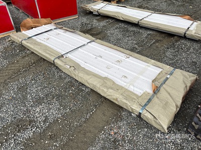 Quantity of (100) 2026 SKLP SKL100 Sheets Galvalume Steel Siding Roofing (Unused)