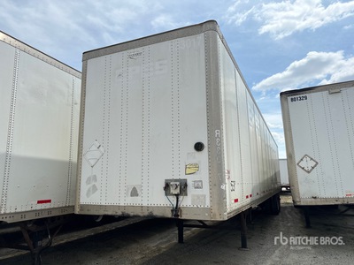 2013 Wabash DVCVHPC 53 ft x 102 in T/A Van Trailer