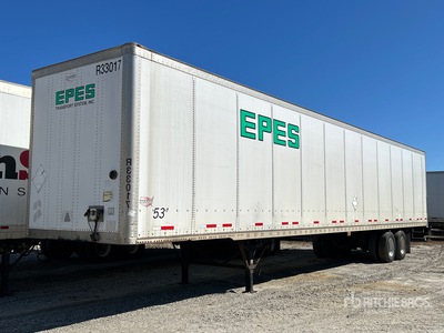 2013 Wabash DVCVHPC 53 ft x 102 in T/A Rimorchio furgonato