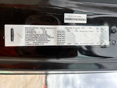 2017 Freightliner Cascadia 113 4x2 S/A Day Cab Truck Tractor