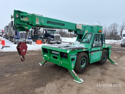 2012 Broderson IC-80-3J 9 ton 4x4x4 Grue de pont