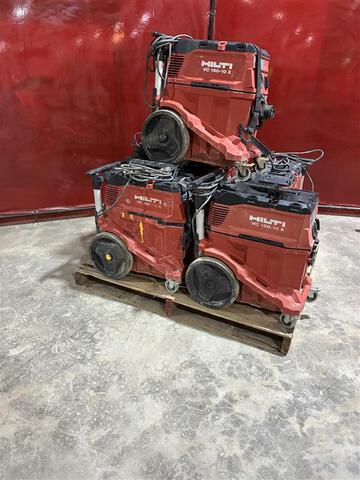 Quantity of (5) Hilti VC 150-10X Vacuum Cleaners